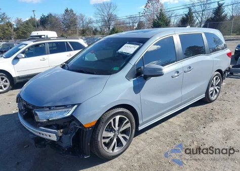 2023 Honda Odyssey Touring from USA, damaged, VIN 5FNRL6H85PB068348